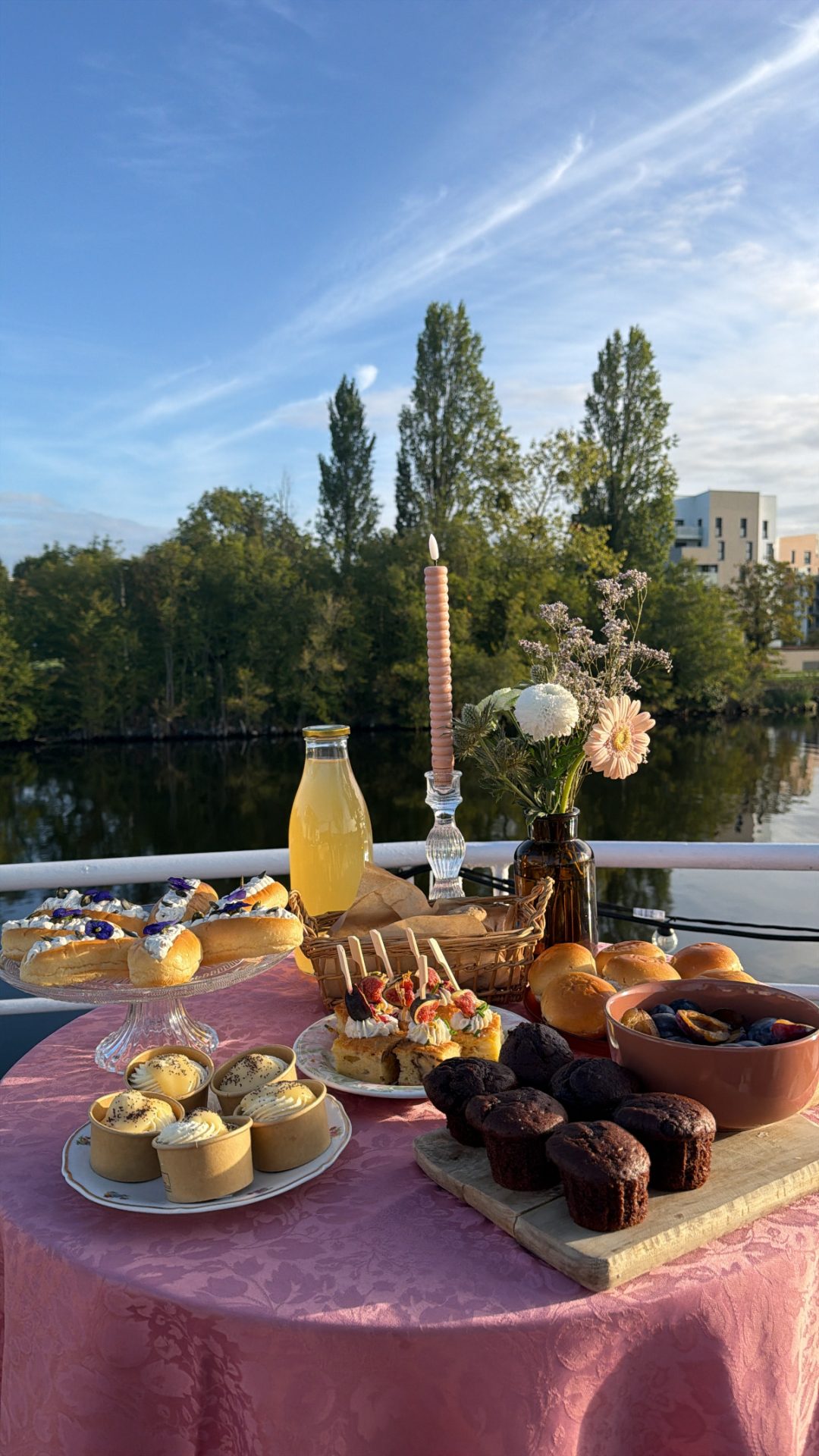 Brunch à bord du bateau le Guerveur