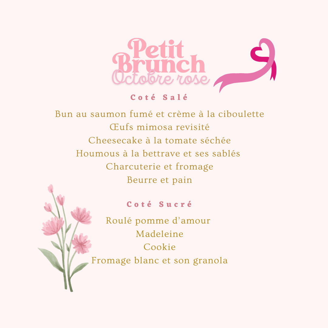 Brunch du Dimanche 18 octobre pour 2 personnes