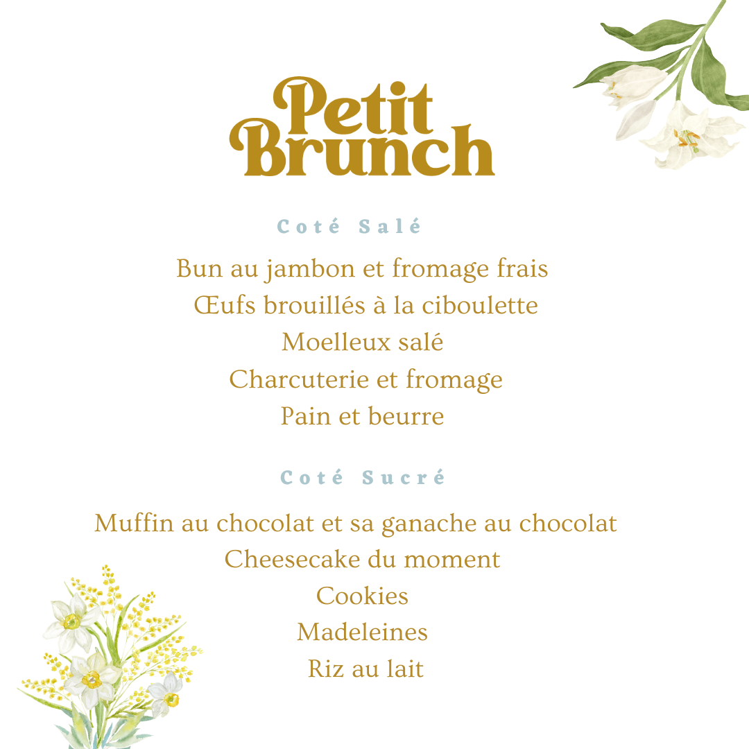 Brunch du Dimanche 2 août pour 2 personnes